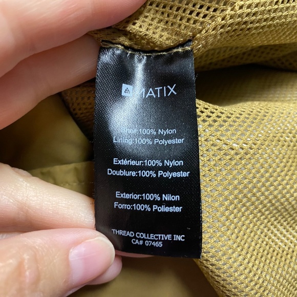 Matix Size M Compton Surf Club Los Angeles • Windbreaker Jacket Brown Snap Close - Picture 8 of 11